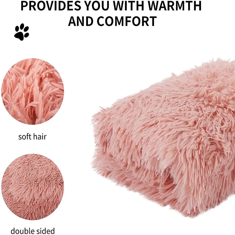 Anxiety Relieving Fluffy Pet Blankets