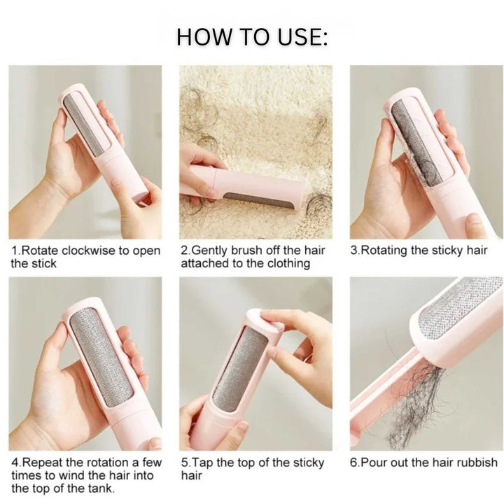 Portable Pet Hair Remover Brush