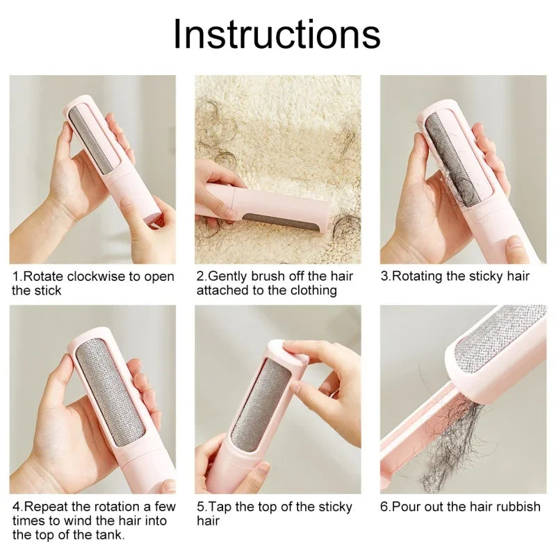 Portable Pet Hair Remover Brush