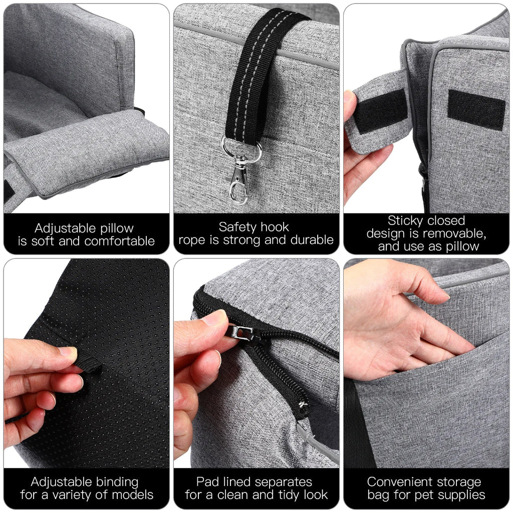 Armrest Dog Car Seat for Center Console