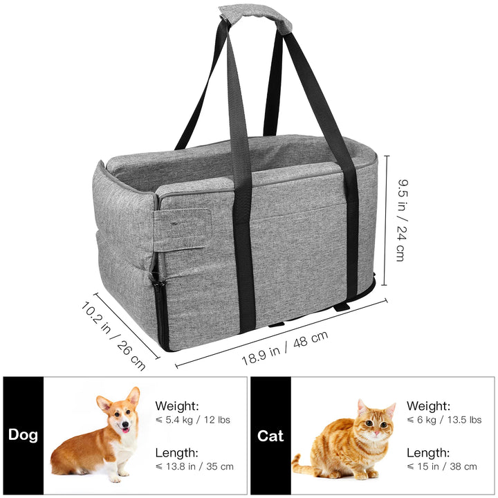 Armrest Dog Car Seat for Center Console
