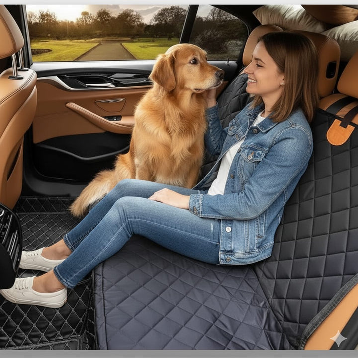 Waterproof Pet Seat Cover for Car Rear Seat