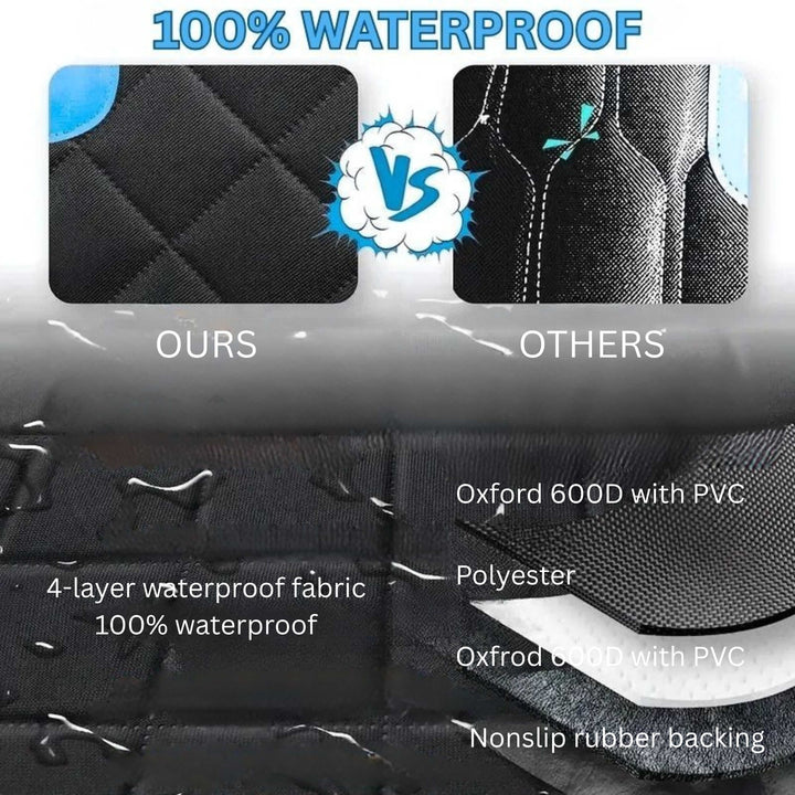 Waterproof Pet Seat Cover for Car Rear Seat